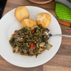 Callaloo and Salt Fish